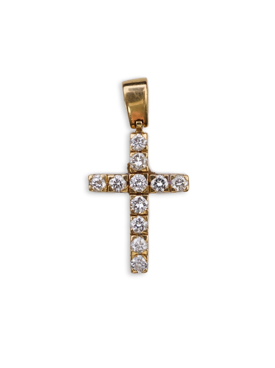 A diamond pendant